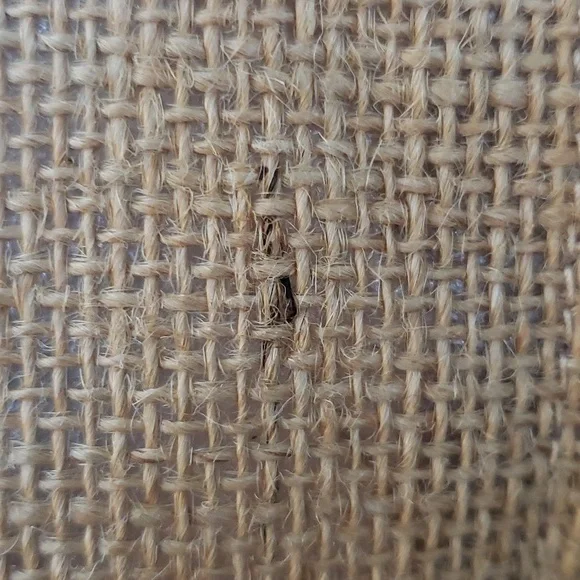 *EUC* Burlap Bunny Tote Bag - Picture 6 of 9